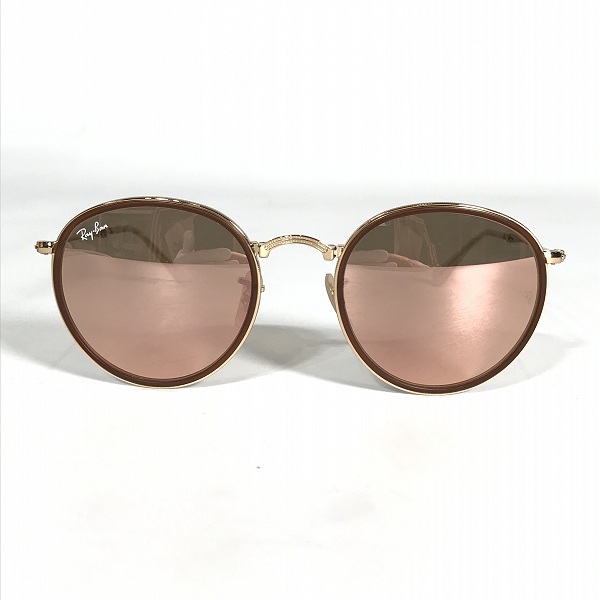 実際に弊社で買取させて頂いたRAY-BAN/レイバン 折りたたみサングラス ラウンド フォールディング サングラス アイウェア RB3517の画像 1枚目