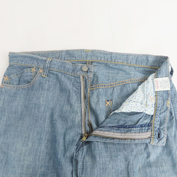 実際に弊社で買取させて頂いたEVISU/エヴィス/エビス LOT.2005 カモメ/かもめ プリント ハーフパンツ 36の画像 2枚目