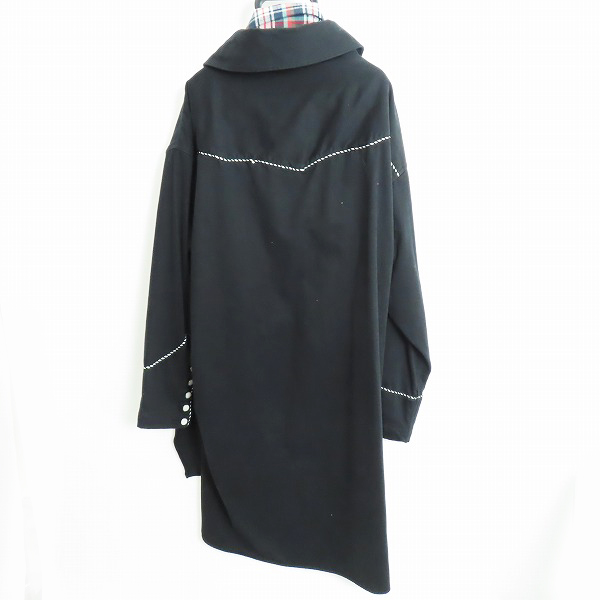 実際に弊社で買取させて頂いたMaison MIHARA YASUHIRO/メゾン ミハラヤスヒロ レイヤード ウエスタンシャツ A03SH221/44の画像 1枚目