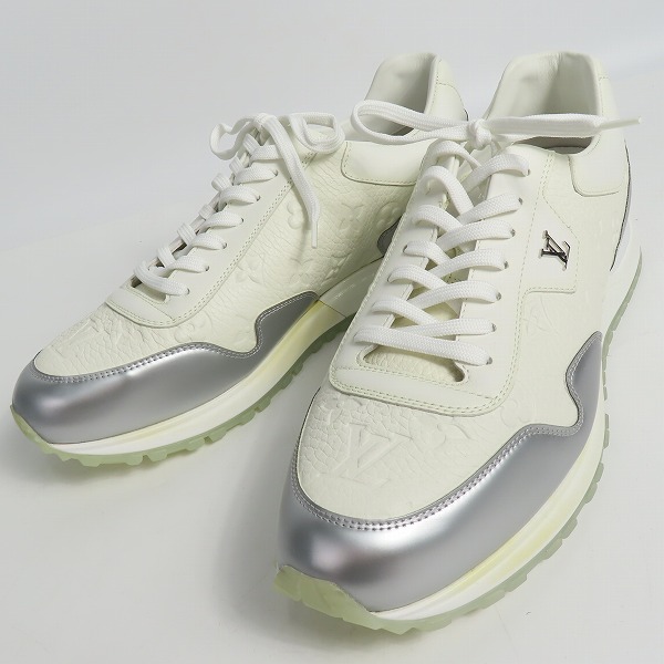 実際に弊社で買取させて頂いたLOUIS VUITTON/ルイヴィトン ランアウェイライン モノグラム インヒール スニーカー ホワイト/GO0261/9