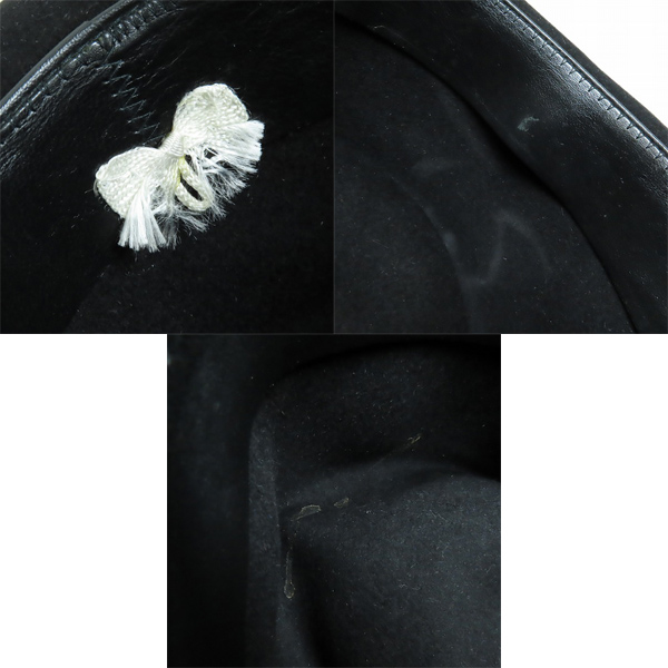 実際に弊社で買取させて頂いたBorsalino/ボルサリーノ フェルトハット ブラックの画像 7枚目