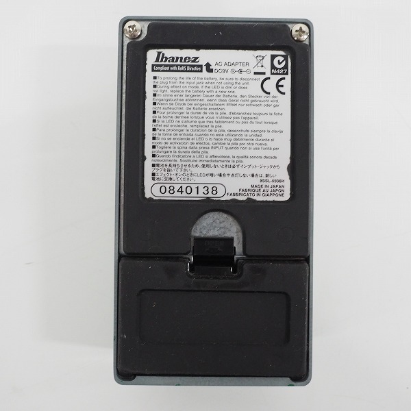 実際に弊社で買取させて頂いたIbanez/アイバニーズ TS9DX Turbo Tube Screamer オーバードライブ エフェクター【動作確認済】の画像 6枚目