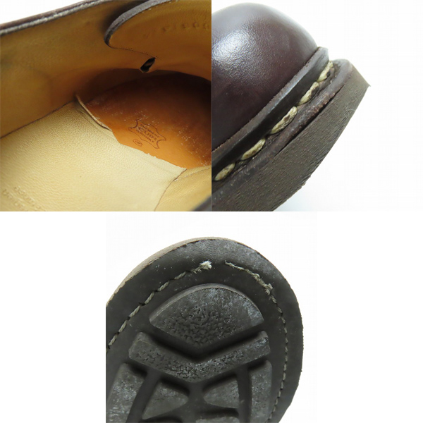 実際に弊社で買取させて頂いたParaboot/パラブーツ CHAMBORD TEX/シャンボード レザーシューズ/710707/90993/7の画像 6枚目