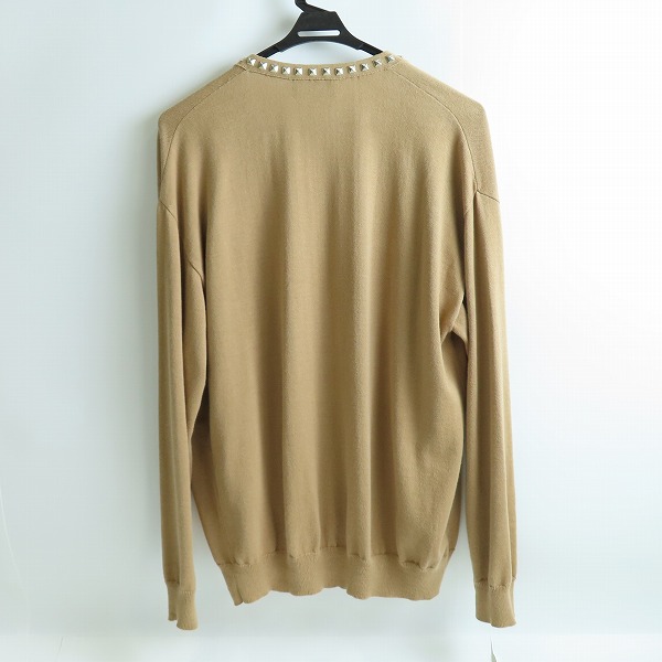 実際に弊社で買取させて頂いたHYSTERIC GLAMOUR/ヒステリックグラマー 21AW Studs Cardigan スタッズ カーディガン 02213ND01/Mの画像 1枚目