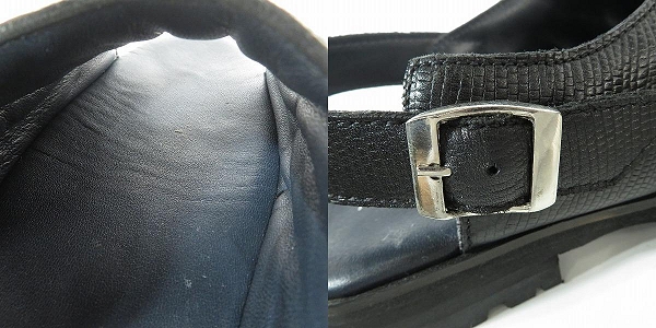 実際に弊社で買取させて頂いたALFREDO BANNISTER/アルフレッドバニスター UNILINE サンダル /40の画像 7枚目