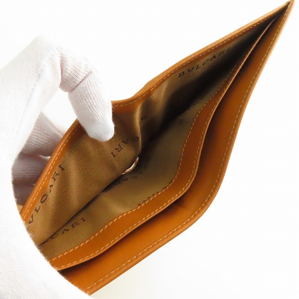 実際に弊社で買取させて頂いたBVLGARI/ブルガリ 二つ折り財布 コインケース カードケース の画像 4枚目