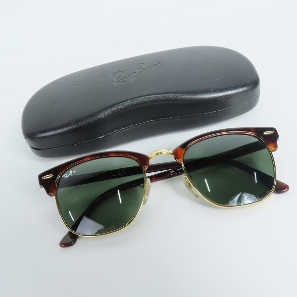 実際に弊社で買取させて頂いたRay-Ban/レイバン CLUB MASTER/クラブマスター サングラス/アイウェア RB3016 W0366の画像 8枚目