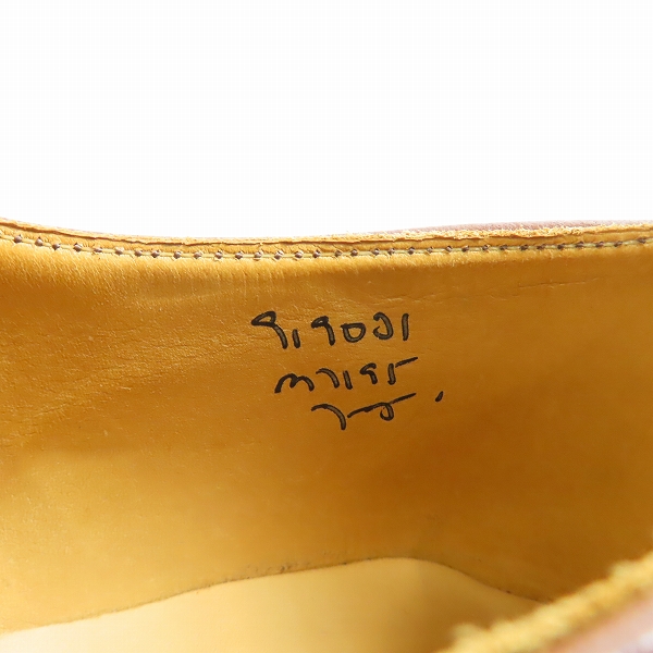 実際に弊社で買取させて頂いたTricker's/トリッカーズ  Cap Toe Country Shoes/キャップ トゥ カントリーシューズ/革靴 M7195/7の画像 5枚目