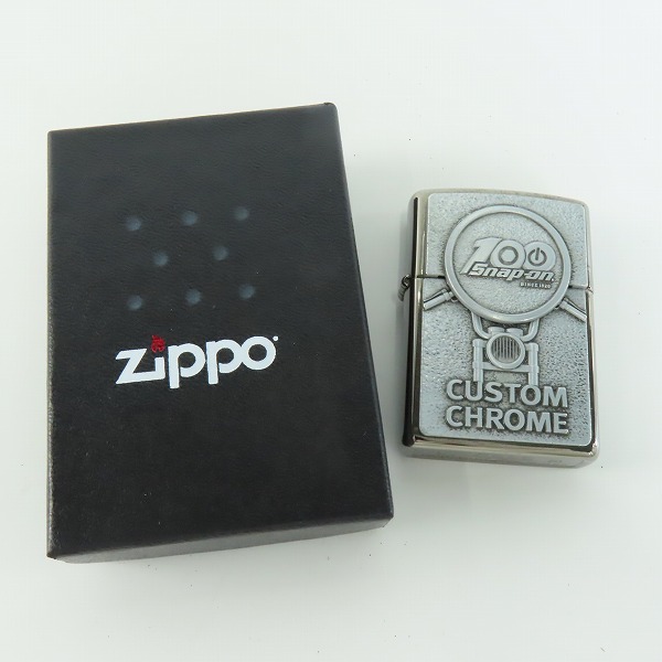 実際に弊社で買取させて頂いたZIPPO/ジッポー Snap-on/スナップオン CUSTOM CFROME 2020年製 の画像 7枚目