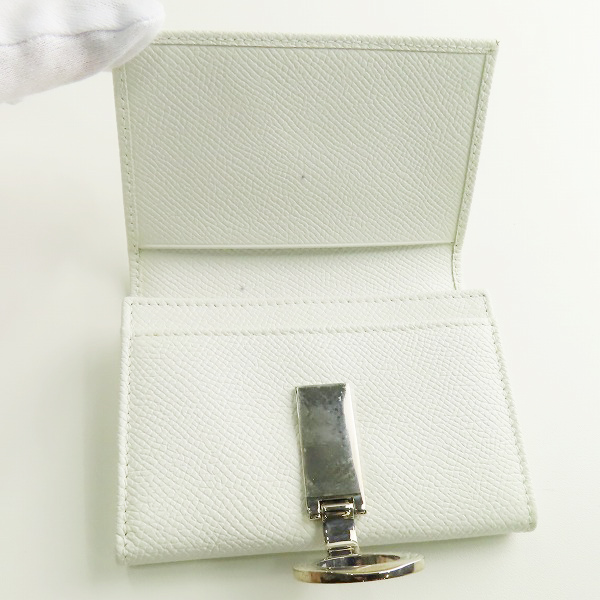 実際に弊社で買取させて頂いたBVLGARI/ブルガリ 金具 ロゴクリップ 二つ折り財布 コインケース カードケース の画像 3枚目