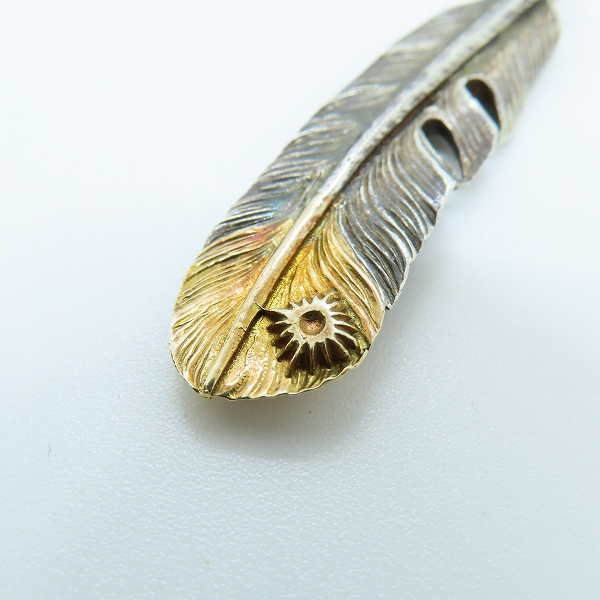 実際に弊社で買取させて頂いたARIZONA FREEDOM/アリゾナフリーダム 先金 左向き フェザー ペンダント/トップの画像 4枚目