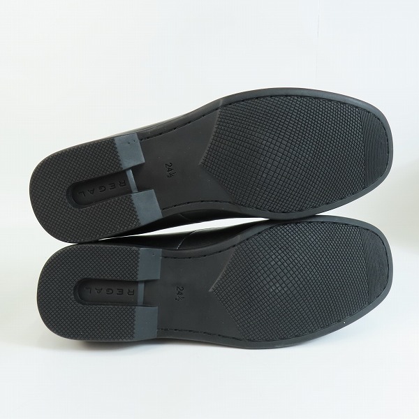 実際に弊社で買取させて頂いたREGAL/リーガル スクエアトゥ ヴァンプローファー W346/24.5の画像 2枚目