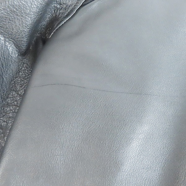 実際に弊社で買取させて頂いたBAND OF OUTSIDERS/バンドオブアウトサイダーズ レザー ブルゾン/1の画像 8枚目