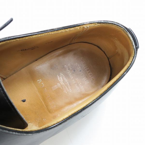 実際に弊社で買取させて頂いたPeal & Co./ピール＆コー ブルックスブラザーズ別注/Brooks Brothersレザーシューズ/10Dの画像 4枚目