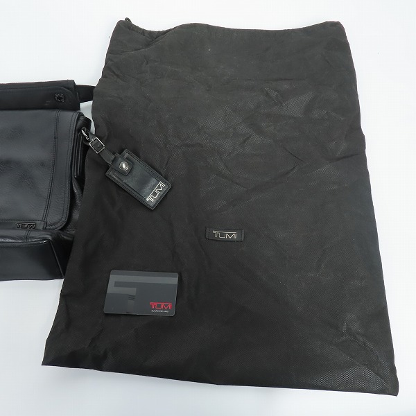 実際に弊社で買取させて頂いたTUMI/トゥミ パドア レザー クロスボディバッグ 68603JTの画像 8枚目