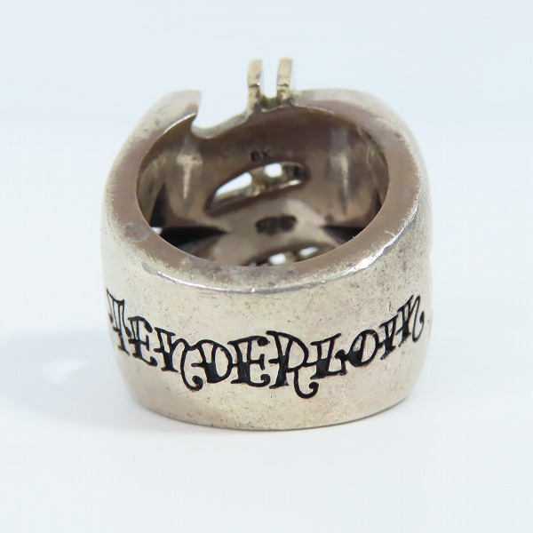 実際に弊社で買取させて頂いたTENDERLOIN/テンダーロイン 8K×シルバー ダラーリング 17-18.5号の画像 4枚目