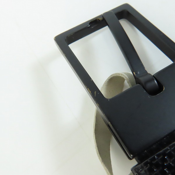 実際に弊社で買取させて頂いたGIORGIO ARMANI/ジョルジオアルマーニ 型押しレザー ベルト 943/46の画像 8枚目