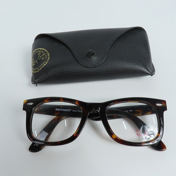 実際に弊社で買取させて頂いたRay-Ban/レイバン WAYFARER/ウェイファーラー 眼鏡/メガネフレーム RB5121 2012の画像 8枚目