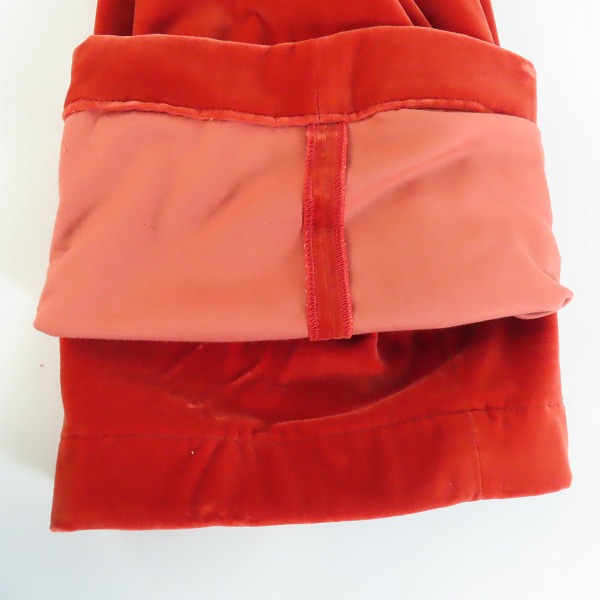 実際に弊社で買取させて頂いた【JPタグ】ETRO/エトロ 2022年モデル ベロア ワイドパンツ 222-1W757-0551/48の画像 7枚目