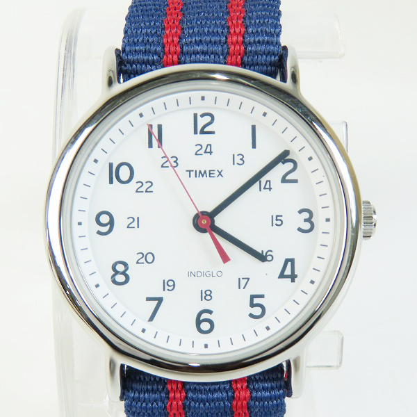 実際に弊社で買取させて頂いたTIMEX/タイメックス CR2016 CELL クォーツ腕時計 NATOベルト2本付き