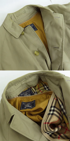 実際に弊社で買取させて頂いたBURBERRYS/バーバリーズ ライナー付 ロングトレンチコート/BBB55-940-72の画像 4枚目
