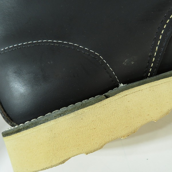 実際に弊社で買取させて頂いたREDWING/レッドウィング モックブーツ/アイリッシュセッター ブラック 8130/8Dの画像 8枚目