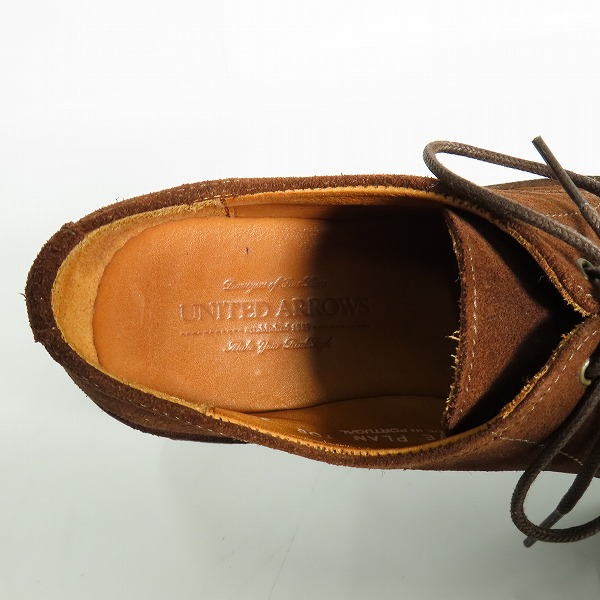実際に弊社で買取させて頂いたUNITED ARROWS/ユナイテッドアローズ スウェード メンズシューズ/43の画像 4枚目