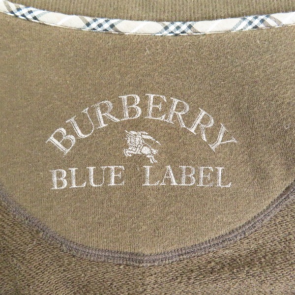 実際に弊社で買取させて頂いたBURBERRY BLUE LABEL/バーバリーブルーレーベル ニット/ブラウン/38の画像 2枚目