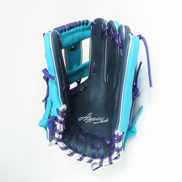実際に弊社で買取させて頂いたRawlings/ローリングス HYPER TECH/ハイパーテック 軟式 内野手用 グローブ/ミット GR4HTCN62の画像 4枚目