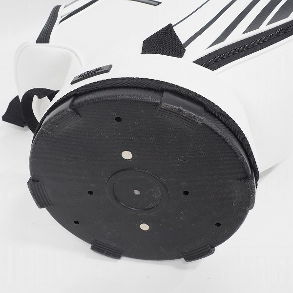 実際に弊社で買取させて頂いたHONMA/ホンマ/本間 ゴルフ CB12112 9型 5分割キャディバッグ ホワイトｘブラックの画像 7枚目