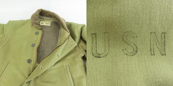 実際に弊社で買取させて頂いたBUZZ RICKSON'S/バズリクソンズ N-1 デッキジャケット NXSS 22036 Sの画像 5枚目