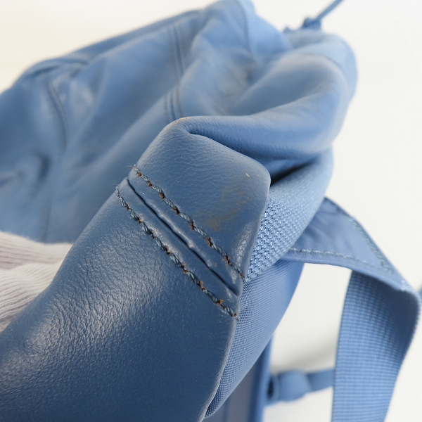 実際に弊社で買取させて頂いたvisvim/ビズビム BALLISTIC 20L/バリスティック レザー切り替え リュックサック/バックパックの画像 7枚目