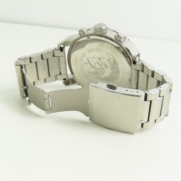 実際に弊社で買取させて頂いたDIESEL/ディーゼル ビックフェイス 海外モデル クロノ 腕時計/DZ-4209の画像 3枚目