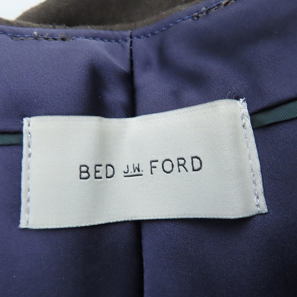 実際に弊社で買取させて頂いたBED JW FORD/ベッドフォード 17AW ウールスラックスパンツ 0の画像 2枚目