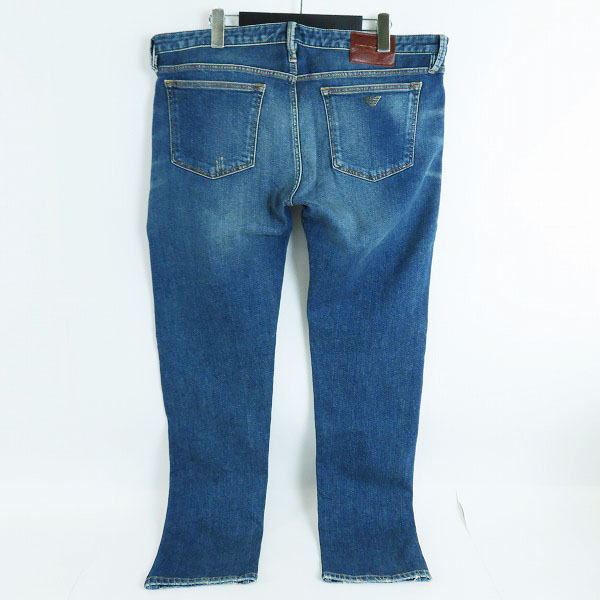 実際に弊社で買取させて頂いたEMPORIO ARMANI/エンポリオアルマーニ DENIM BLU MD ウォッシュブルー デニムパンツ 3L1J75 1DK2Z/36の画像 1枚目