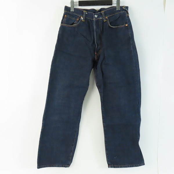 実際に弊社で買取させて頂いたEVISU/エヴィス エビス 戎 魂 刺繍 ボタンフライ デニムパンツ Lot.2001/32×36