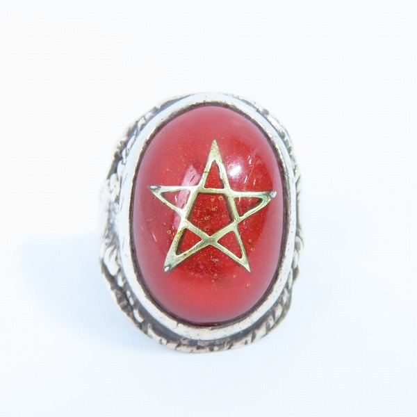 実際に弊社で買取させて頂いたALEX STREETER/アレックスストリーター エンジェルハートリング レッド 18号の画像 1枚目