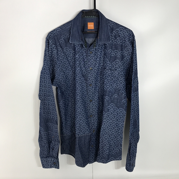 実際に弊社で買取させて頂いたHUGO BOSS/ヒューゴボス 長袖シャツ スリムフィット/L