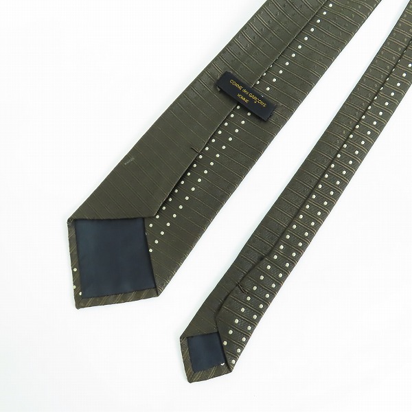 実際に弊社で買取させて頂いたCOMME des GARCONS HOMME/コム デ ギャルソン オム ドット柄ネクタイ の画像 2枚目