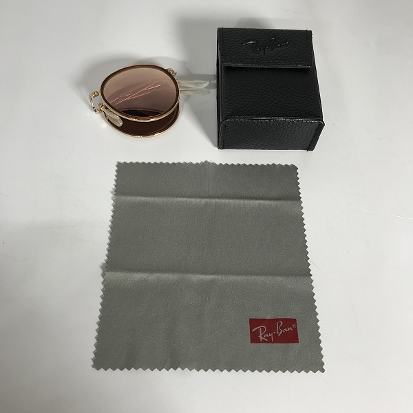 実際に弊社で買取させて頂いたRAY-BAN/レイバン 折りたたみサングラス ラウンド フォールディング サングラス アイウェア RB3517の画像 9枚目