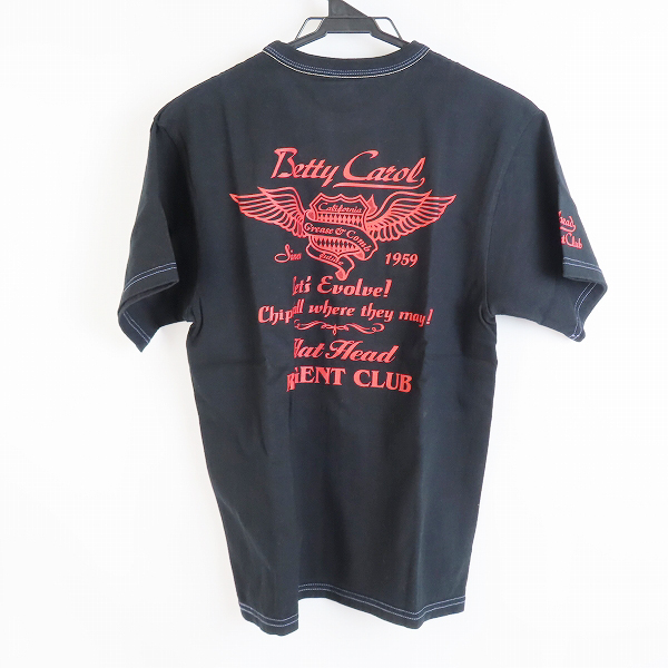 実際に弊社で買取させて頂いた【未使用】THE FLAT HEAD/フラットヘッド バックプリントデザイン ハーフスリーブ Tシャツ 40の画像 1枚目