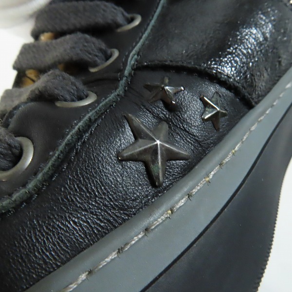 実際に弊社で買取させて頂いたJIMMY CHOO/ジミーチュウ スタースタッズ ハイカットスニーカー/42.5の画像 9枚目