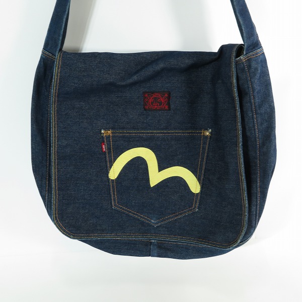 実際に弊社で買取させて頂いたEVISU/エヴィス/エビス デニム ポケットデザイン ショルダーバッグ