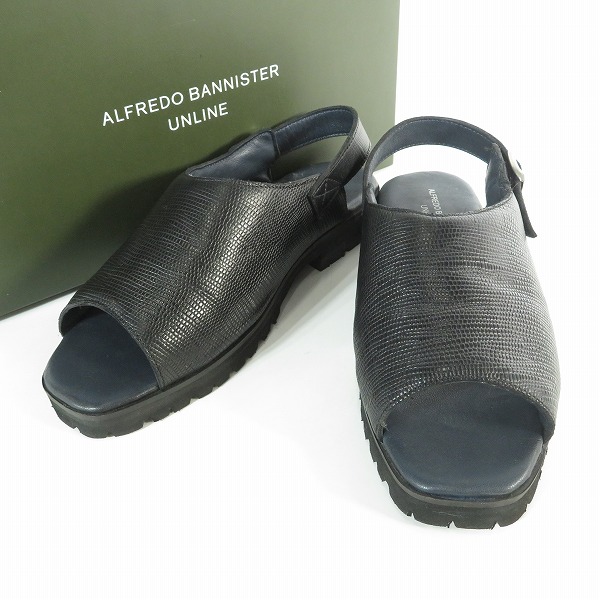 実際に弊社で買取させて頂いたALFREDO BANNISTER/アルフレッドバニスター UNILINE サンダル /40