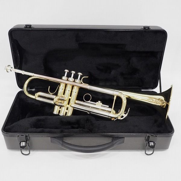実際に弊社で買取させて頂いたメーカー不明 トランペット ゴールド ハードケース付