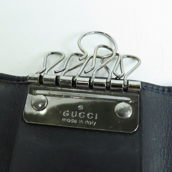 実際に弊社で買取させて頂いたGUCCI/グッチ GGキャンバス 6連 キーリング/キーケースの画像 5枚目