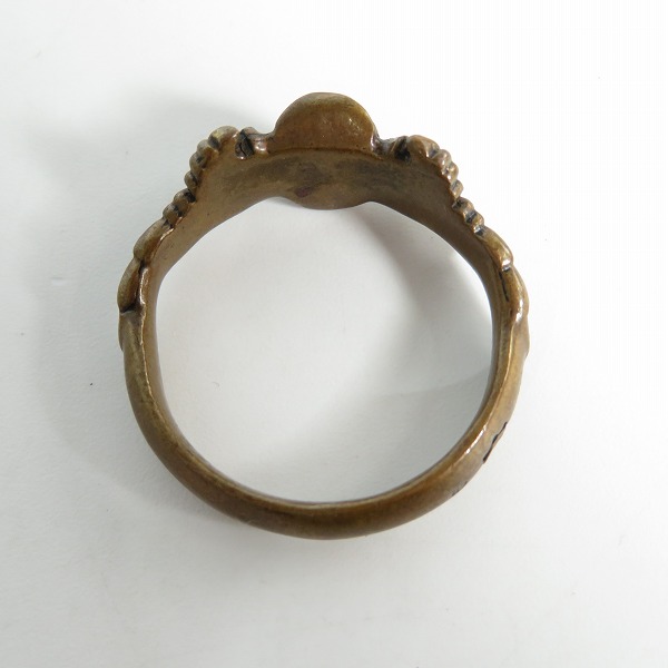 実際に弊社で買取させて頂いた【ギャラ付き】STARLINGEAR/スターリンギア Copper/銅 カッパー コッパー フライングスカルリング 23の画像 5枚目