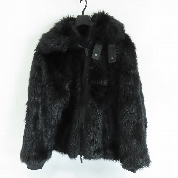 実際に弊社で買取させて頂いたNIKE×AMBUSH/ナイキ×アンブッシュ 18AW リバーシブルフェイクファーコートジャケット AQ9225-010/Lの画像 2枚目