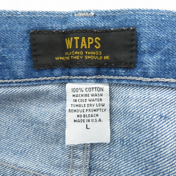 実際に弊社で買取させて頂いたWTAPS/ダブルタップス 16SS BLUES VERY SKINNY TRASH スキニー デニム パンツ 161MYDT-PTM05/Lの画像 3枚目