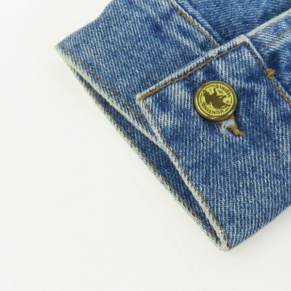 実際に弊社で買取させて頂いたHUNTING WORLD/ハンティングワールド デニムジャケット/Lの画像 9枚目